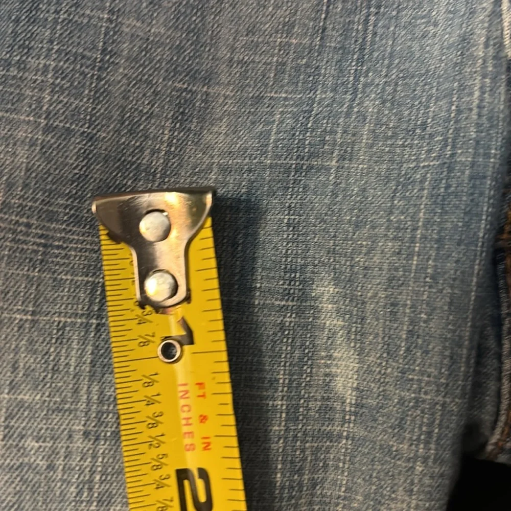 Banana Republic Denim Stretch Bermuda Shorts 0 Festival Summer Casual Boho Twee - Picture 10 of 13